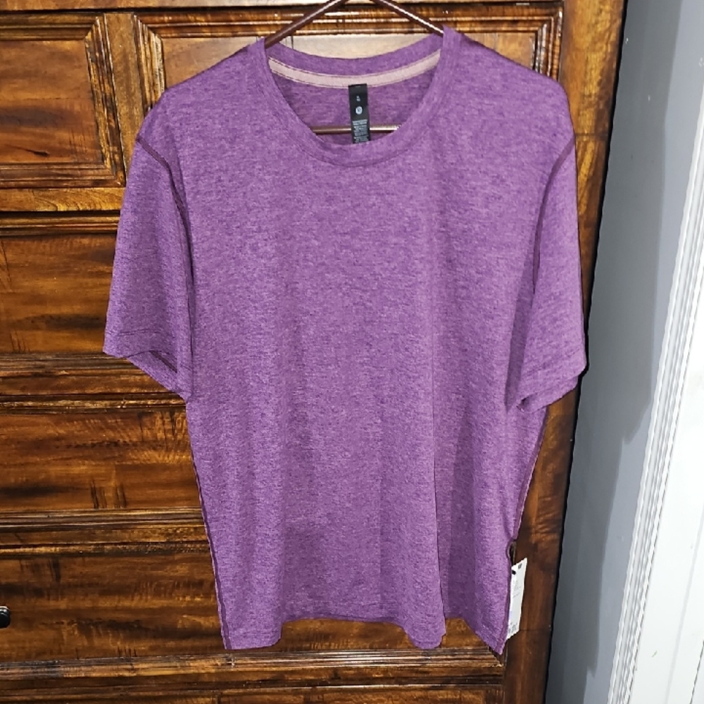 Lululemon Soft Jersey Short Sleeve Top. Nwts Mens Sz Xlg! HCLL/HTMY #purple